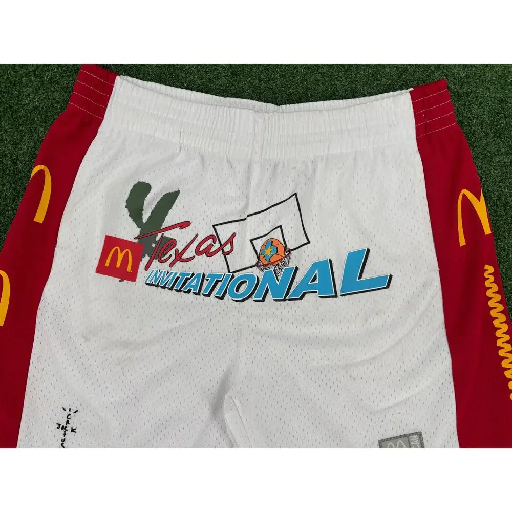 Travis Scott x McDonald's Cactus Jack All American Shorts Size Large - Picture 3 of 7